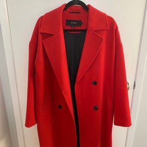 Vero Moda red oversized peacot